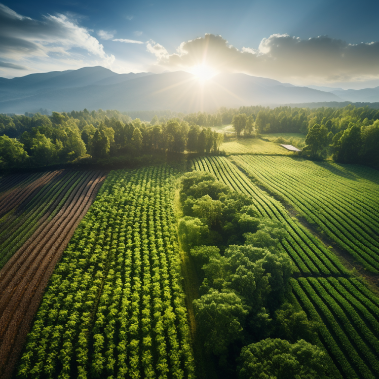 capa agricultura sustentável: tecnologias de ponta futuro sustentável